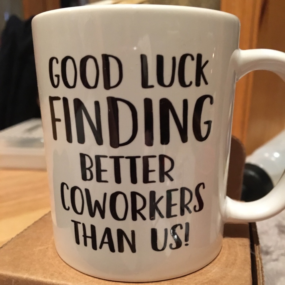 Cute mug in box